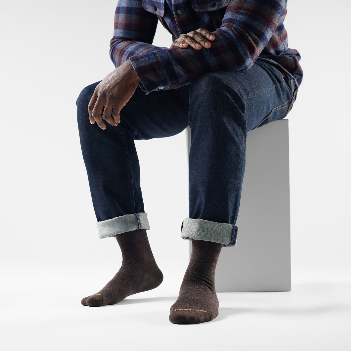 Smartwool Everyday Anchor Line Crew Socks - 039_Light Gray