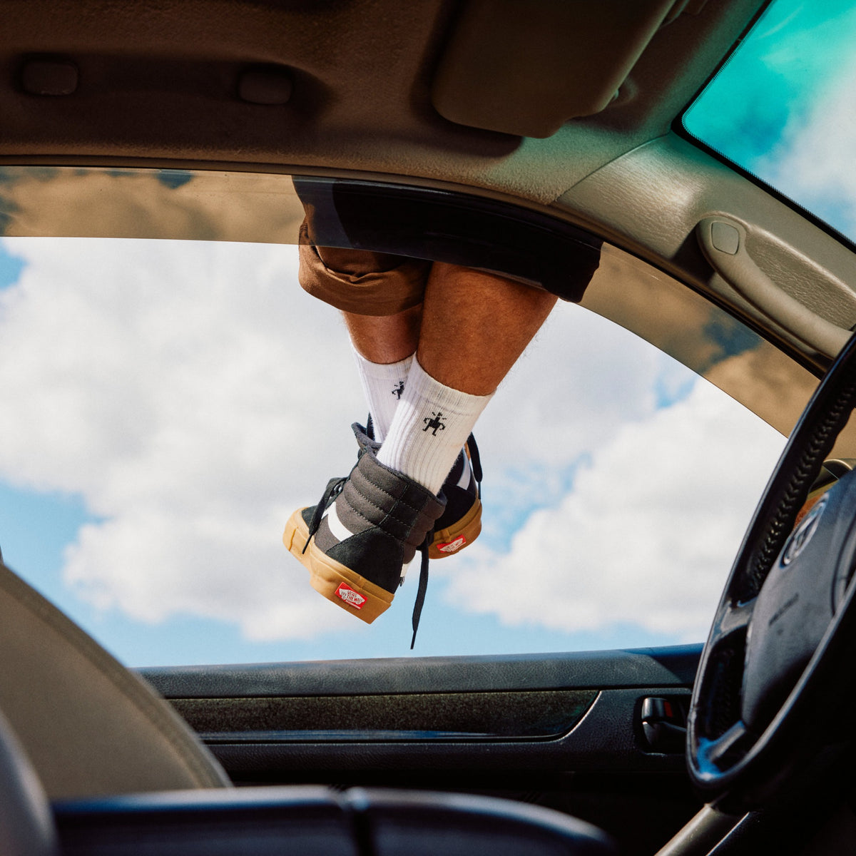 Smartwool Everyday Athletic Crew Socks - 122_White