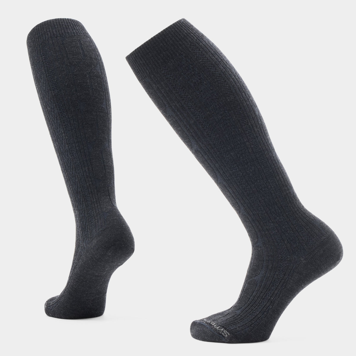 Smartwool Everyday Cable Knee High Socks - Charcoal
