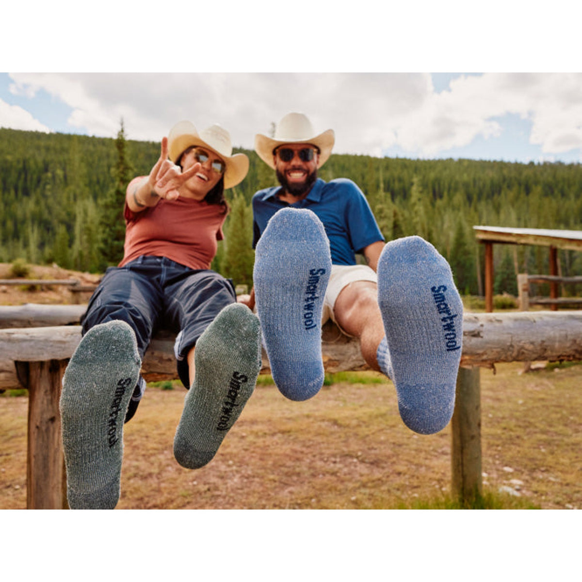 Smartwool Everyday Digi-Tick Crew Socks - Taupe-Natural Marl