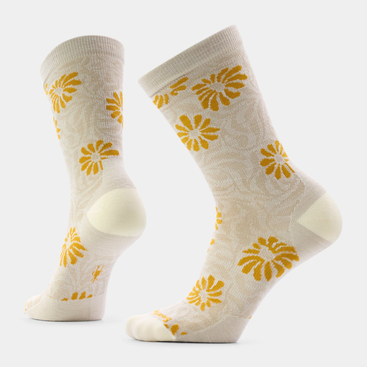 Smartwool Everyday Floral Crew Socks - Natural