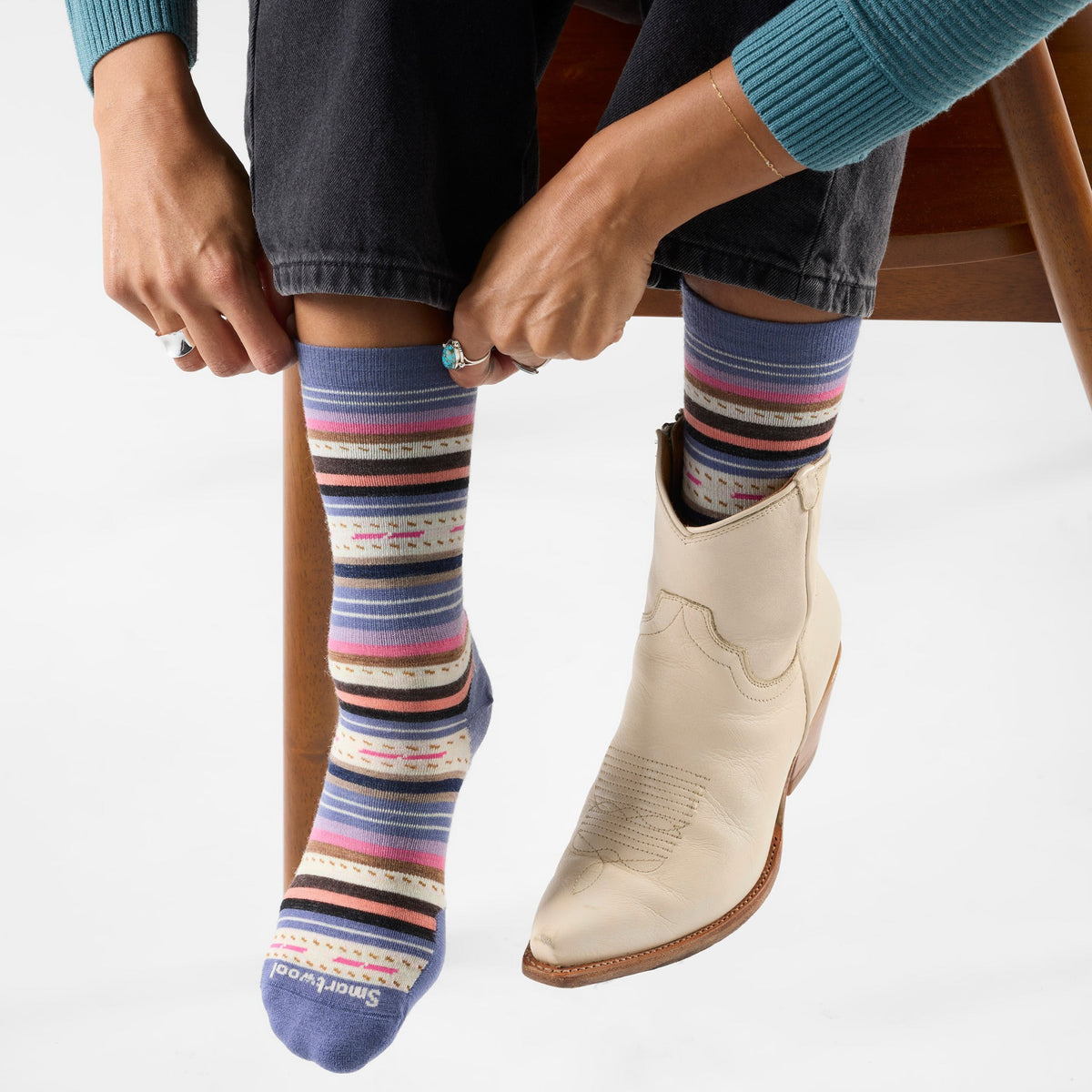 Smartwool Everyday Margarita Crew - Nightfall Blue