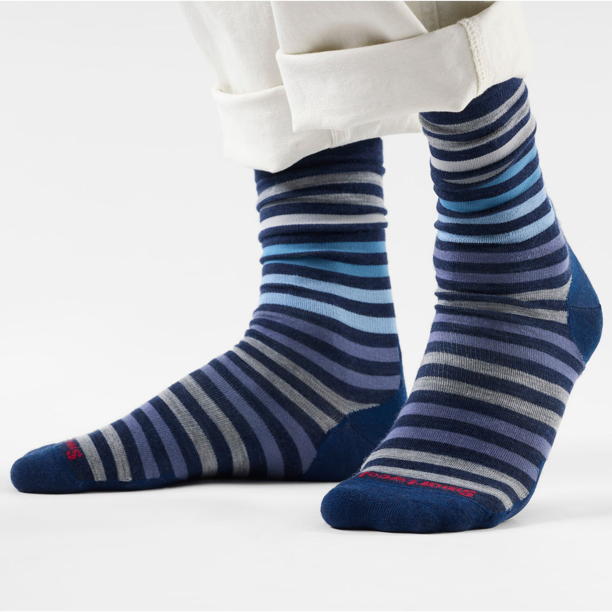 Smartwool Everyday Spruce Street Crew Socks - Chestnut