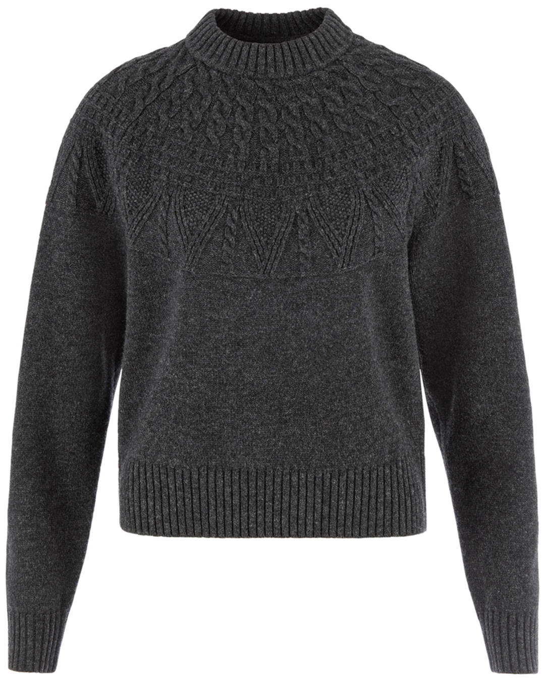 Womens Övik  Solid Jacquard Knit