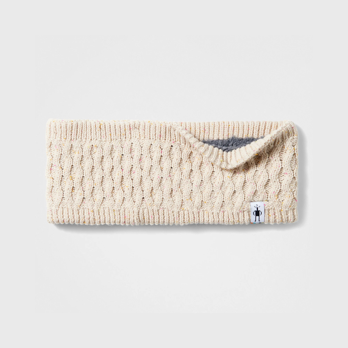 Smartwool Fleece Lined Headband-Almond Donegal