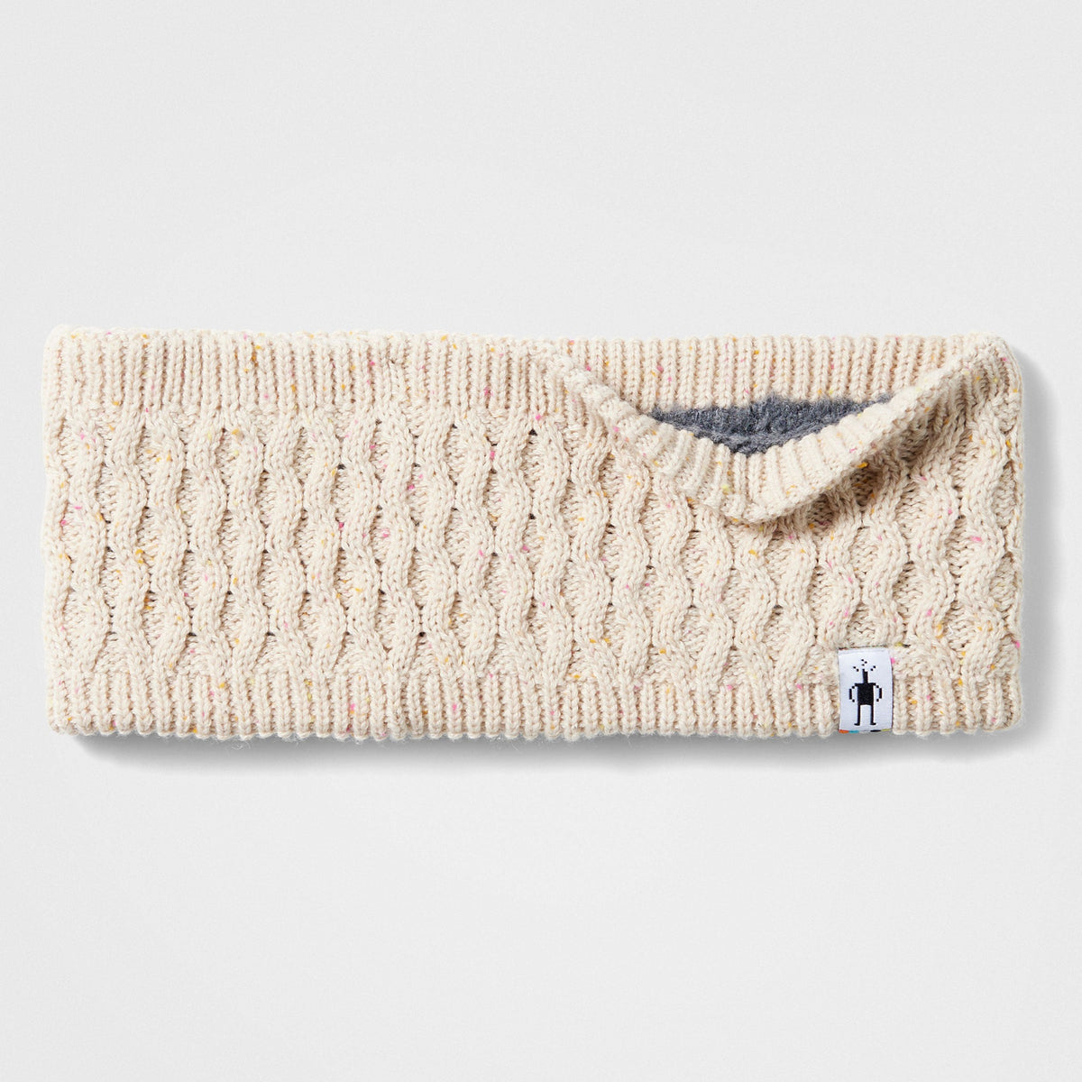 Smartwool Fleece Lined Headband - M59_Almond Donegal