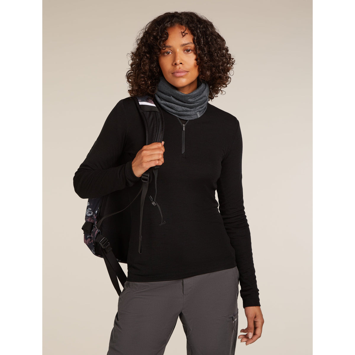 Icebreaker Flexi Chute - Jet Heather