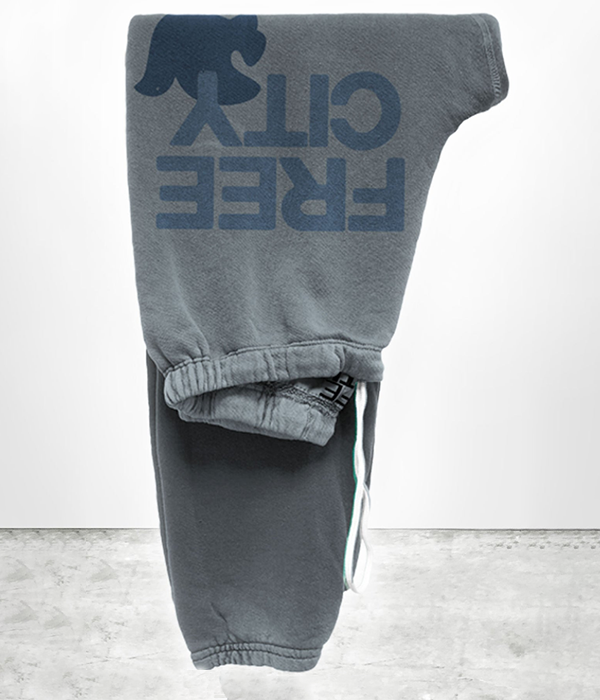 Womens Free City Large Sweatpant B