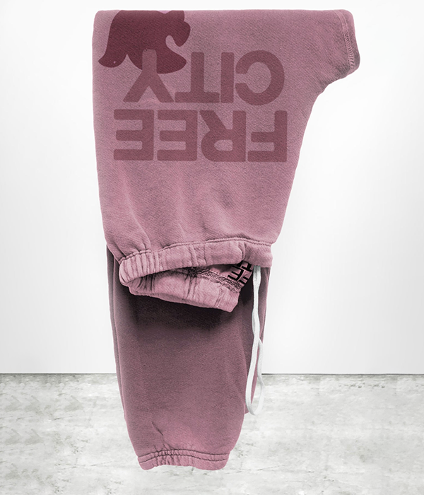 Womens Free City Large Sweatpant B