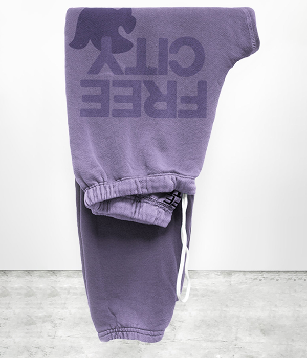 Womens Free City Large Sweatpant B