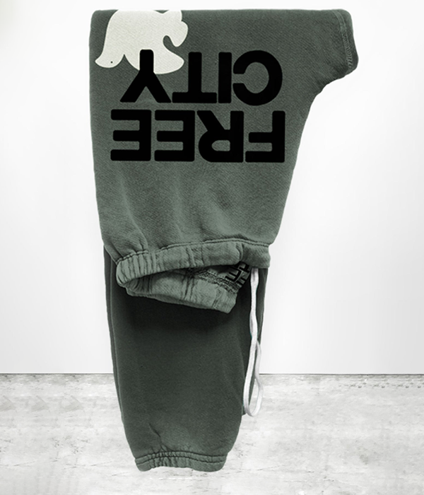 Womens Free City Large Sweatpant B