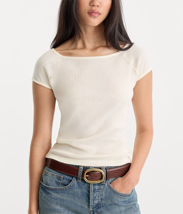 Womens The Varigated Rib Top