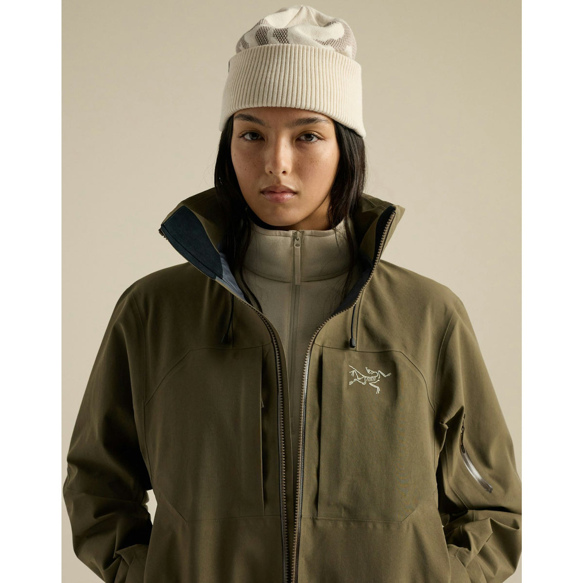 Arcteryx Grotto Rib Toque - Sea Salt