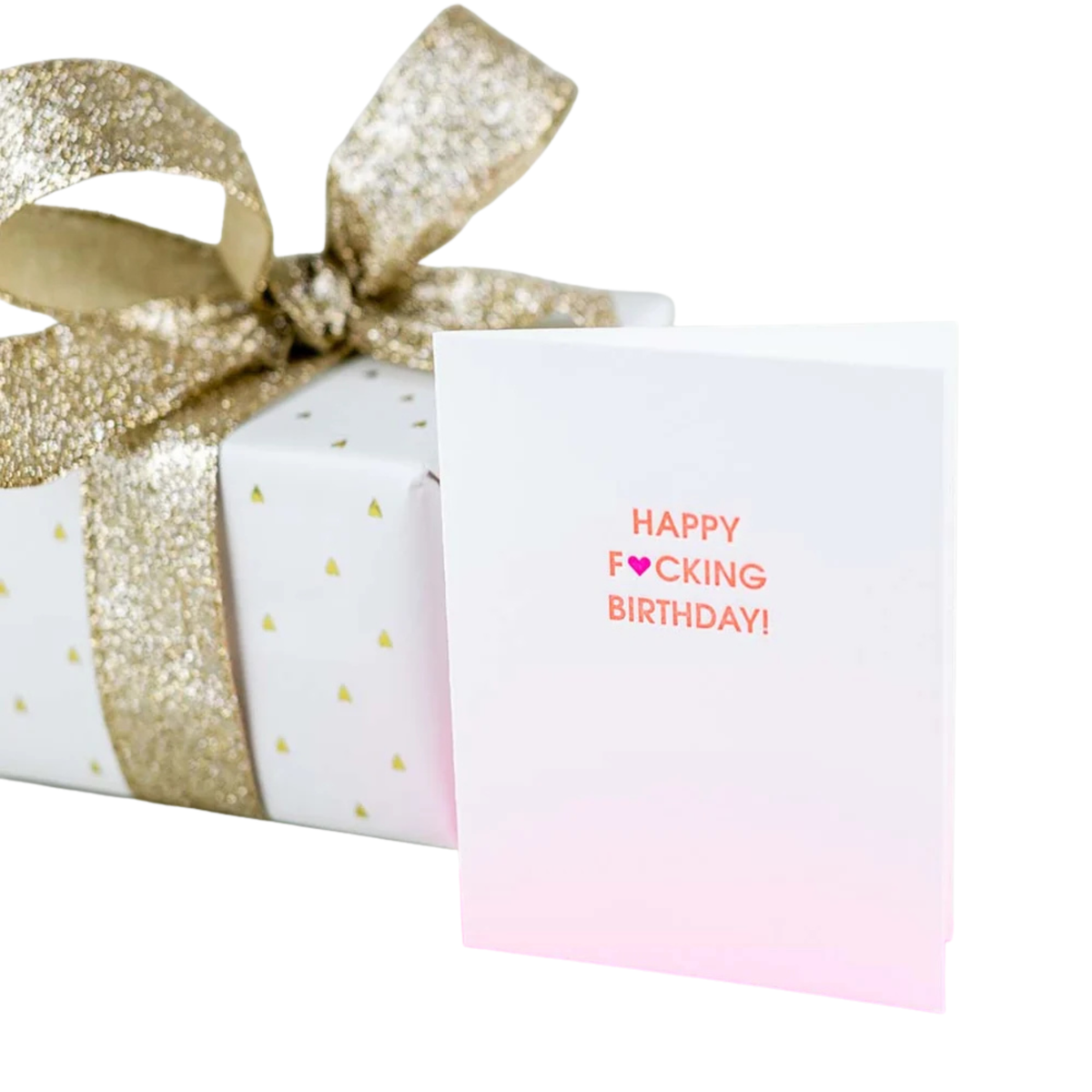Chez Gagne Happy Fucking Birthday Heart Card
