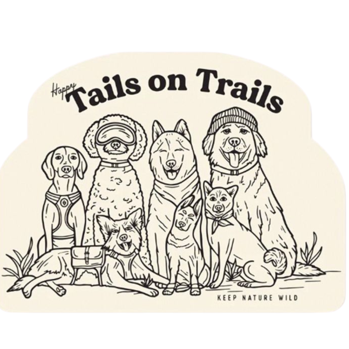 Liberty Mountain Happy Tails Sticker