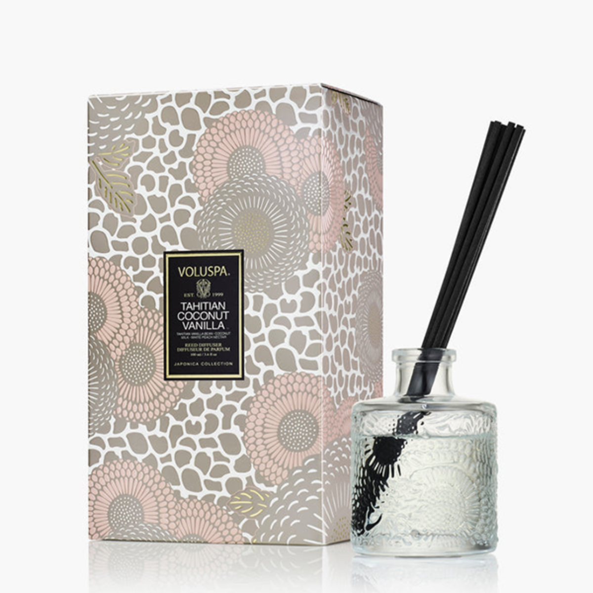 Voluspa Home Ambiance Diffuser 3.4oz- Tahitian Coconut Vanilla
