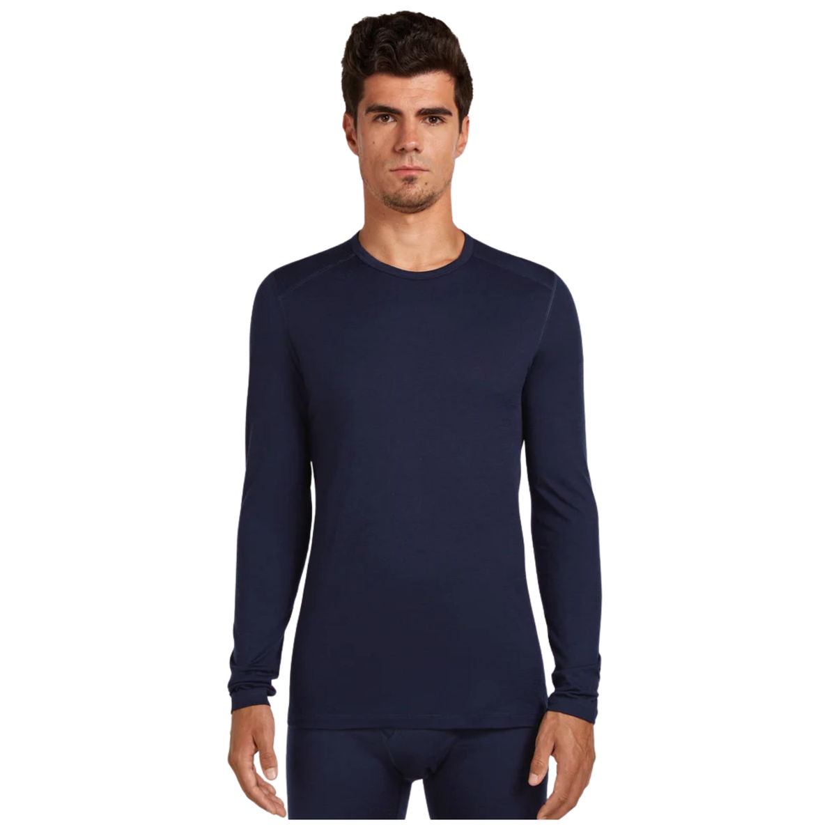 Icebreaker ICEBREAKER Mens 200 Oasis Long Sleeve Crew - MIDNIGHTNAVY