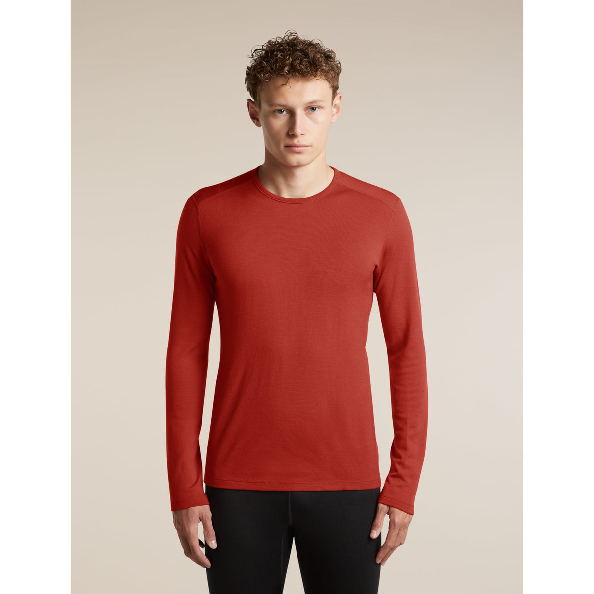 Icebreaker ICEBREAKER Mens 260 Tech Long Sleeve Crewe - Agate