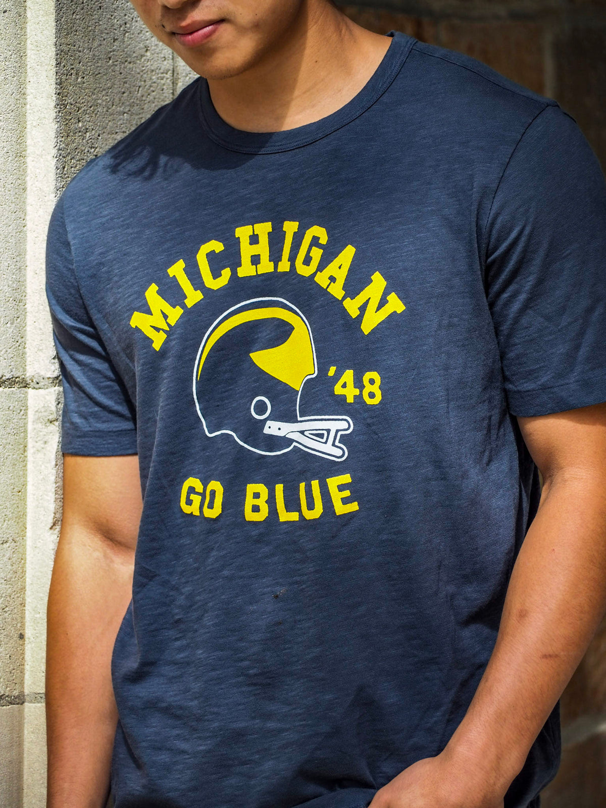 Mens Michigan Sunwashed Tee
