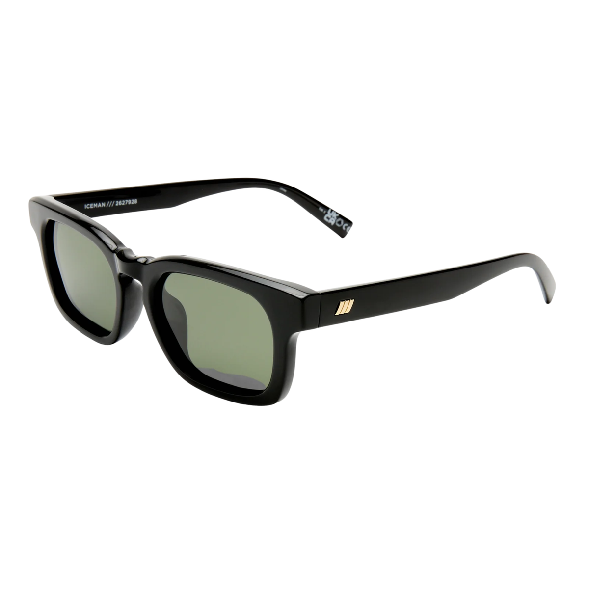 Le Specs Iceberg+ Sunglasses- Black