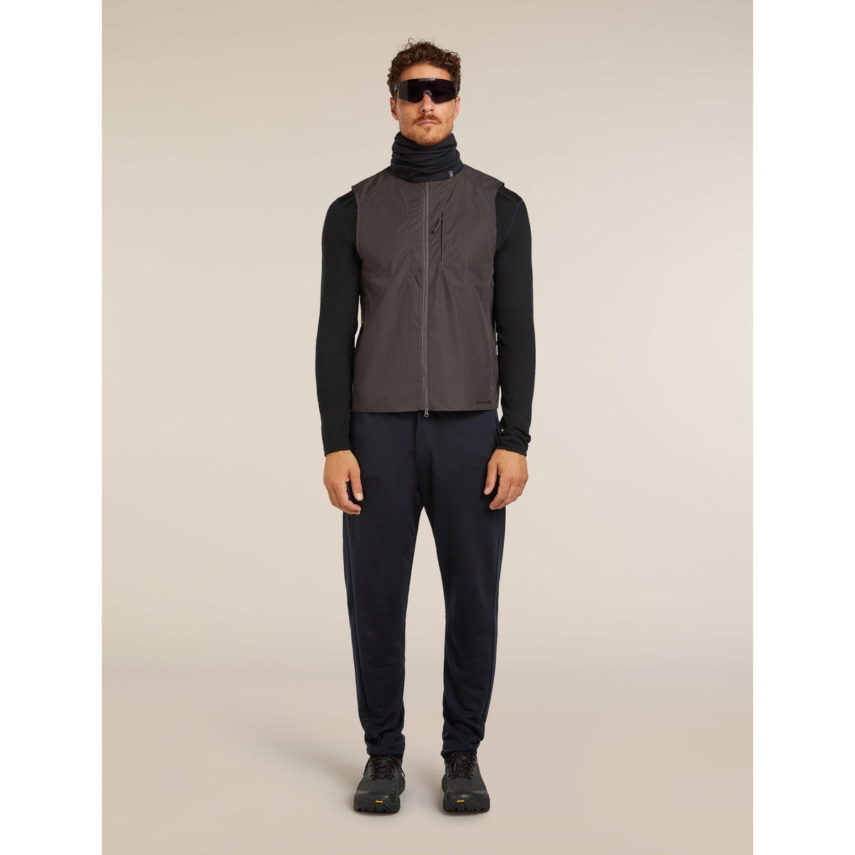 Icebreaker Mens 200 Oasis Leggings With Fly - Black
