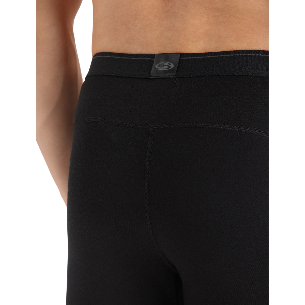 Icebreaker Mens 200 Oasis Leggings With Fly - Black