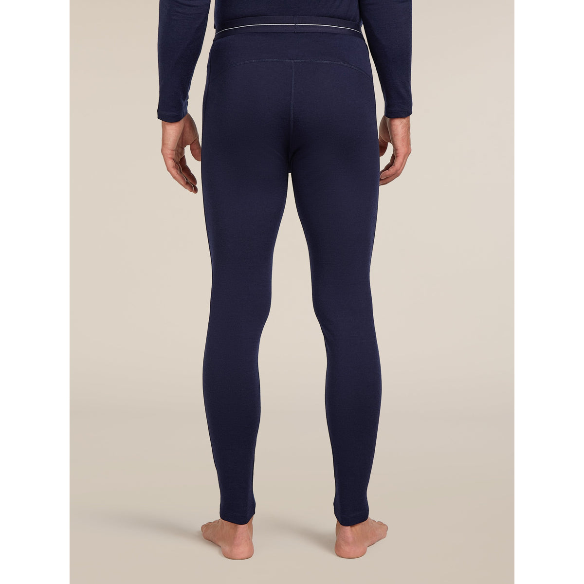 Icebreaker Mens 200 Oasis Leggings With Fly - Midnight Navy