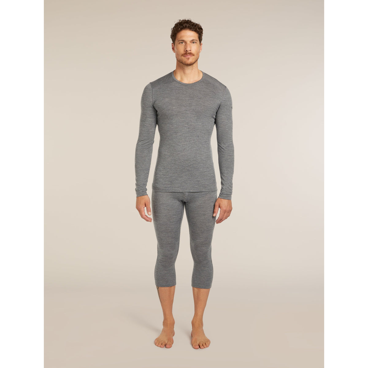 Icebreaker Mens 200 Oasis Long Sleeve Crew - Gritston Ehthr