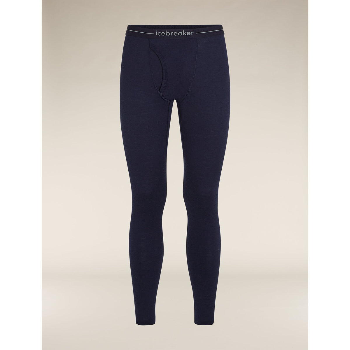 Icebreaker Mens 200 Oasis Leggings With Fly -Midnight Navy