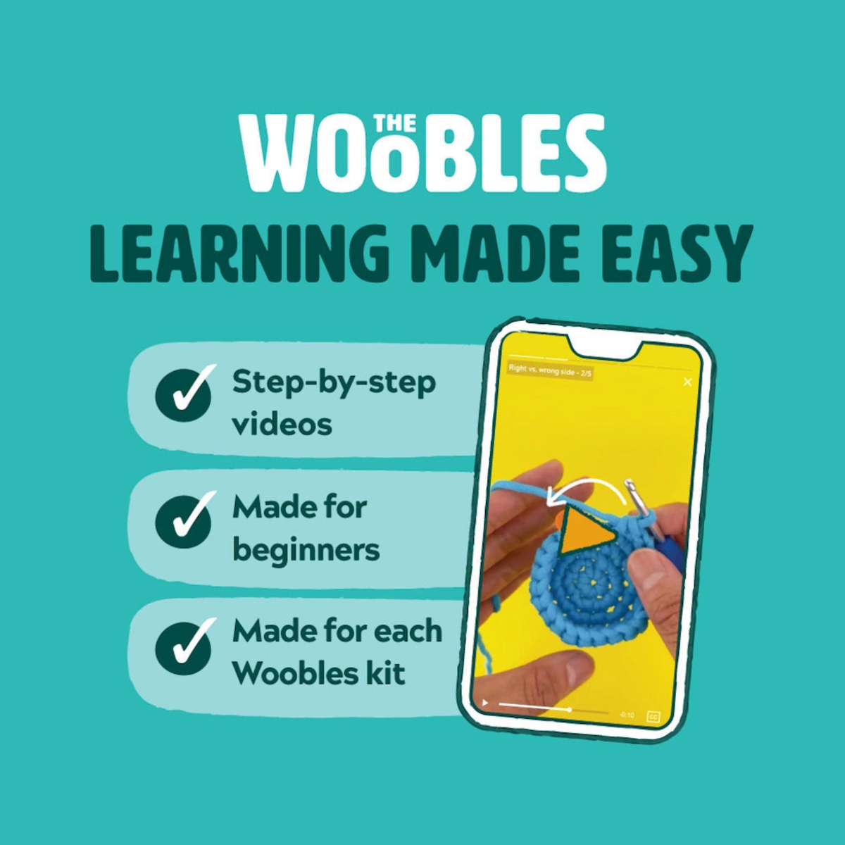 The Woobles Jerry the Jellyfish Crochet Kit