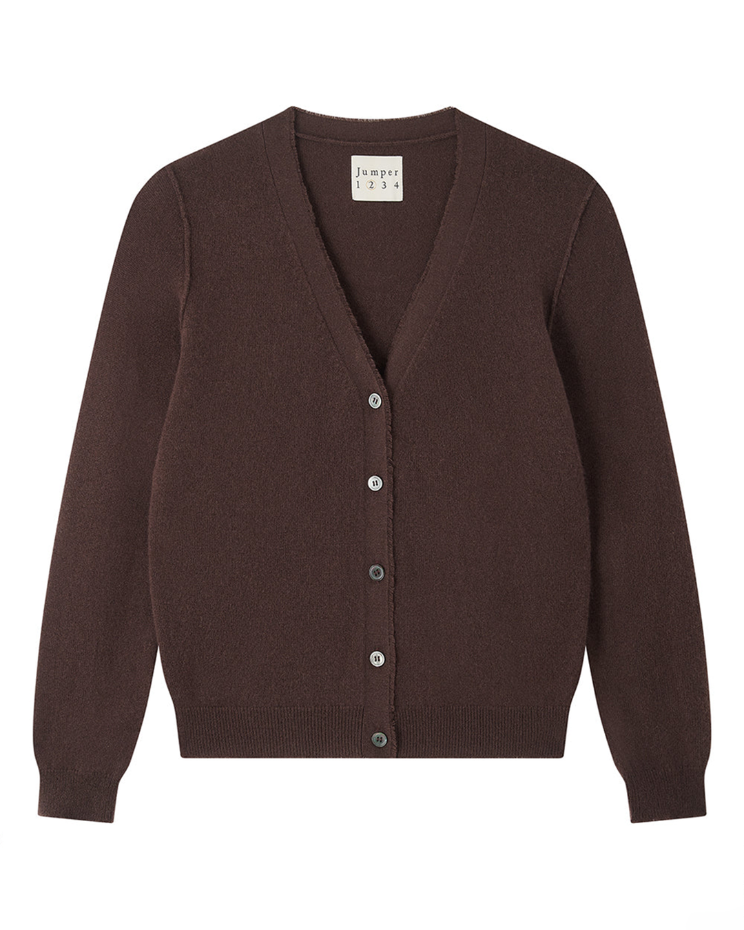 Womens Distressed Vee Cardigan