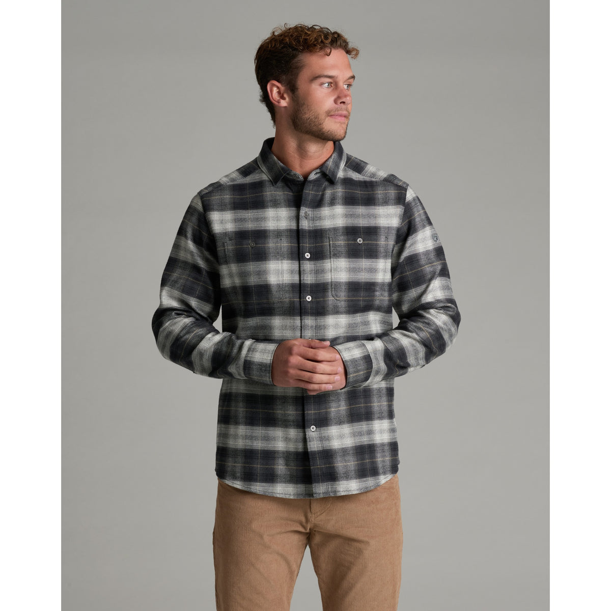 Kuhl KUHL Mens Law Flannel LS - Black Olive