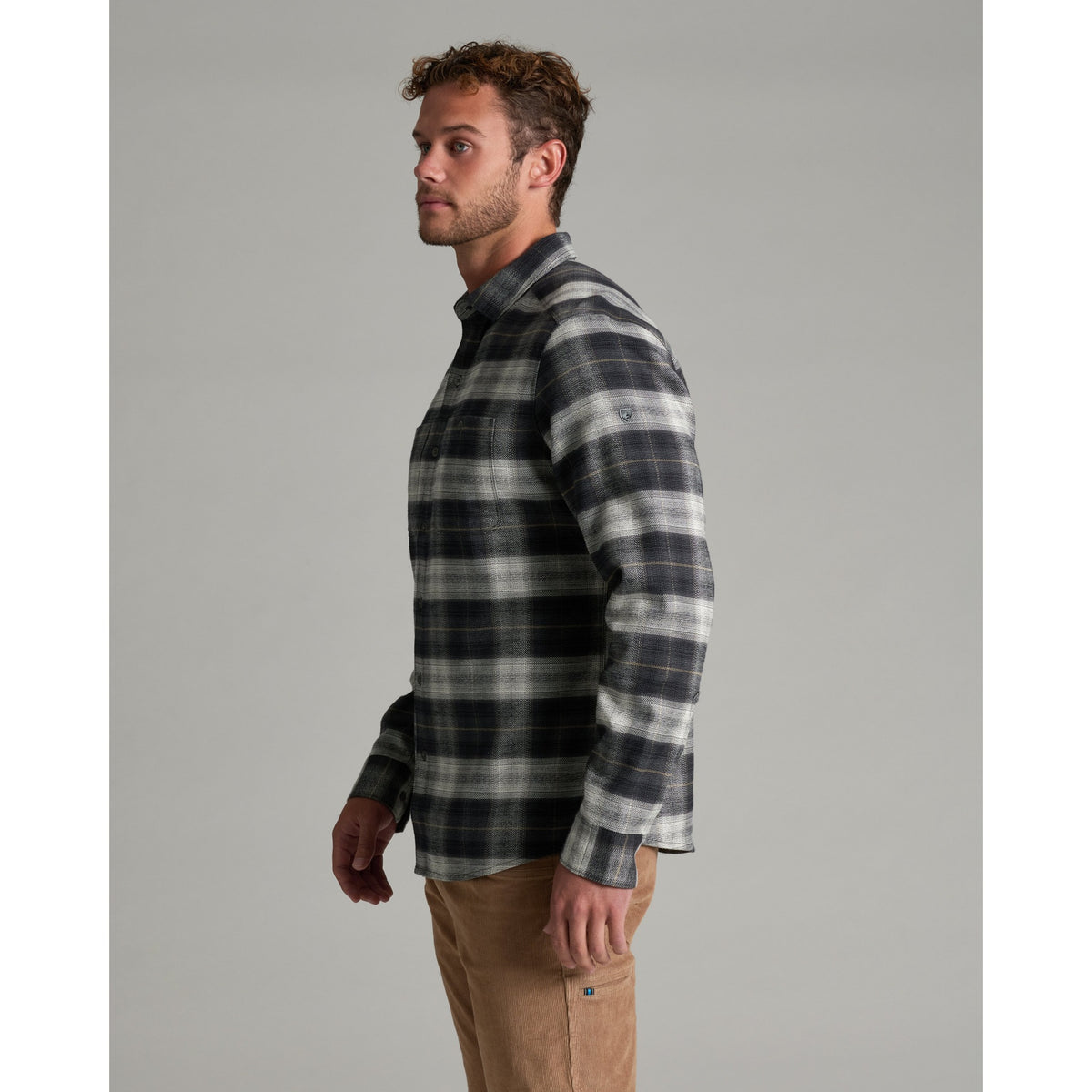 Kuhl KUHL Mens Law Flannel LS - Black Olive
