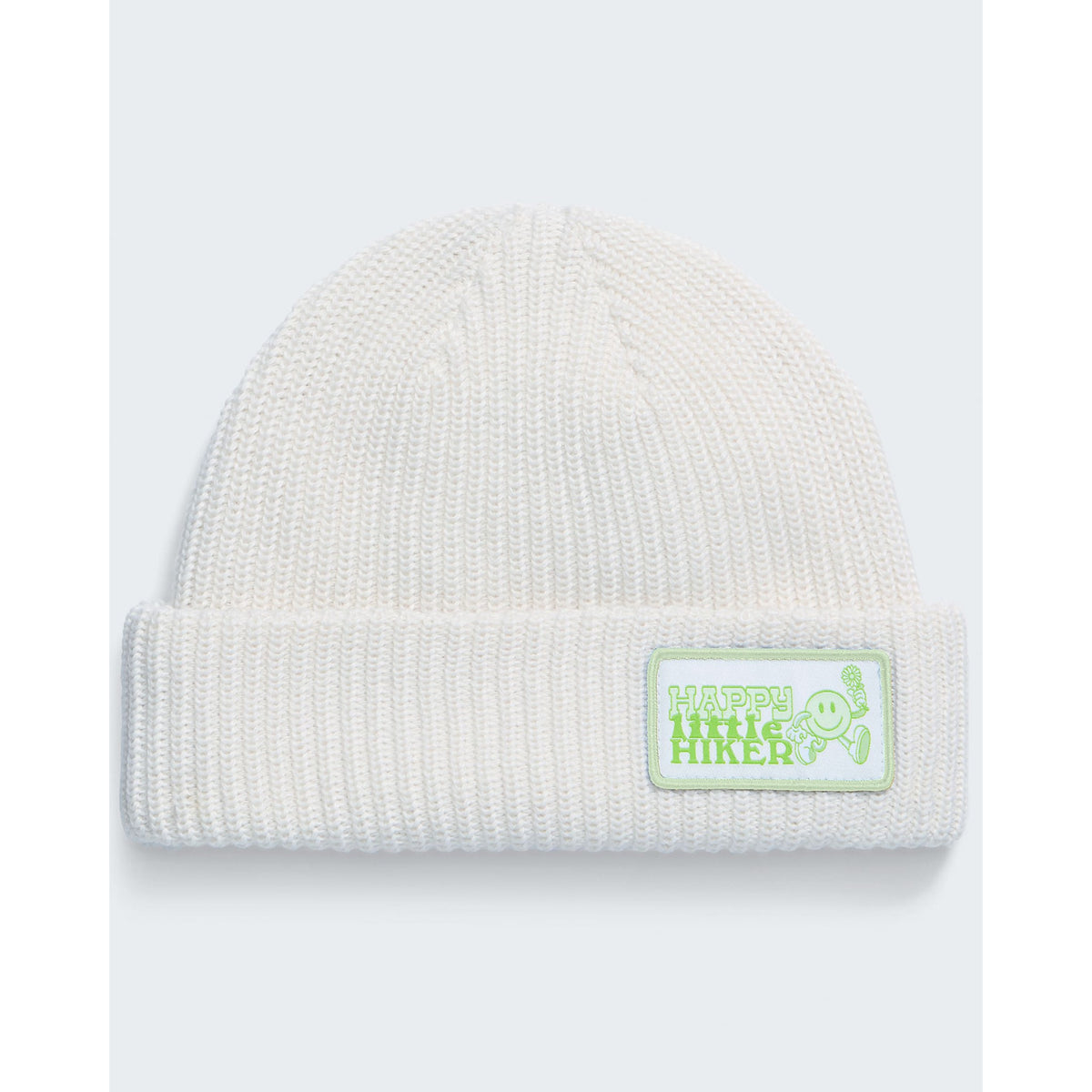 The North Face Kids Salty Lined Beanie F25 - White Dune/Hike Patch