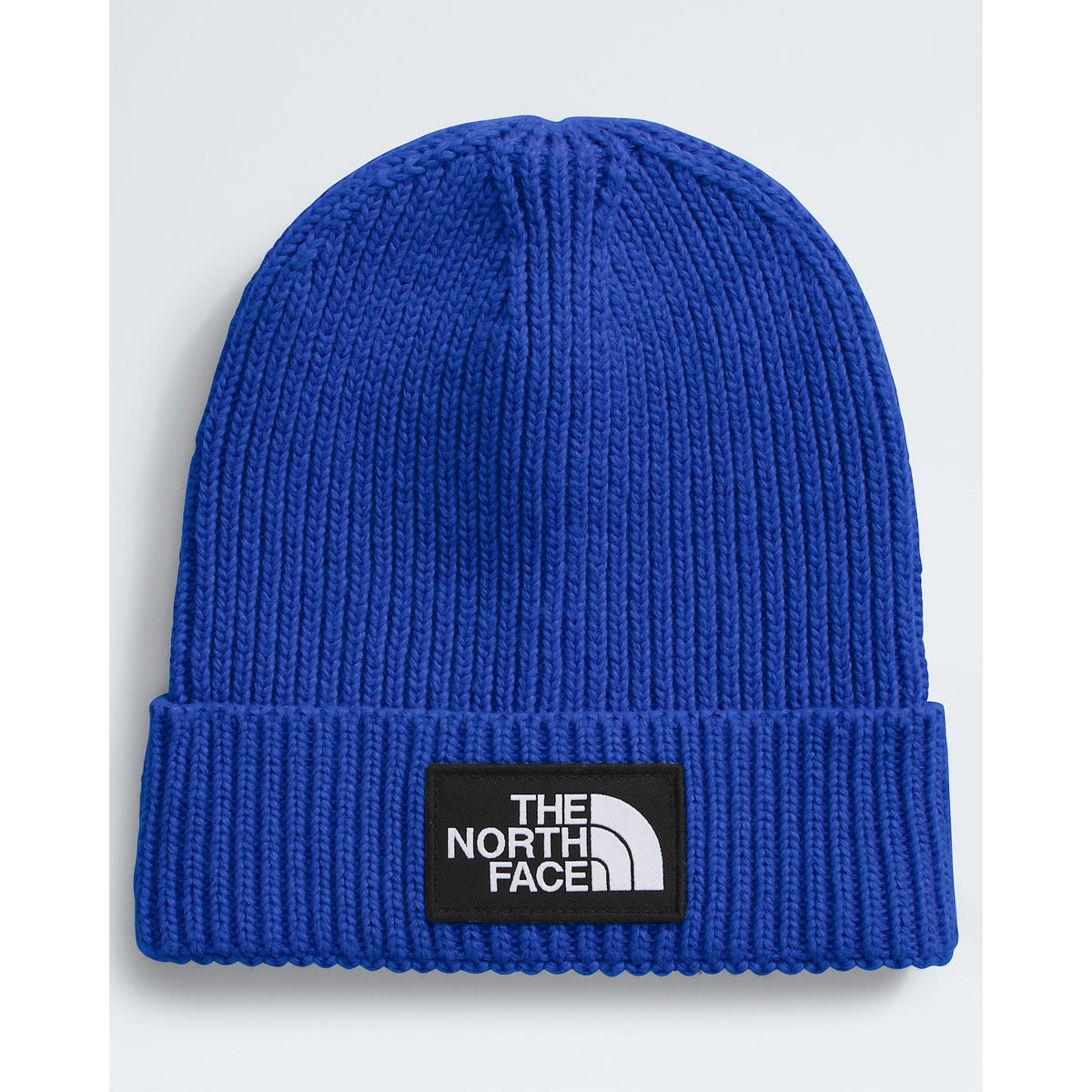 The North Face Kids TNF Logo Box Cuffed Beanie - TNF Blue