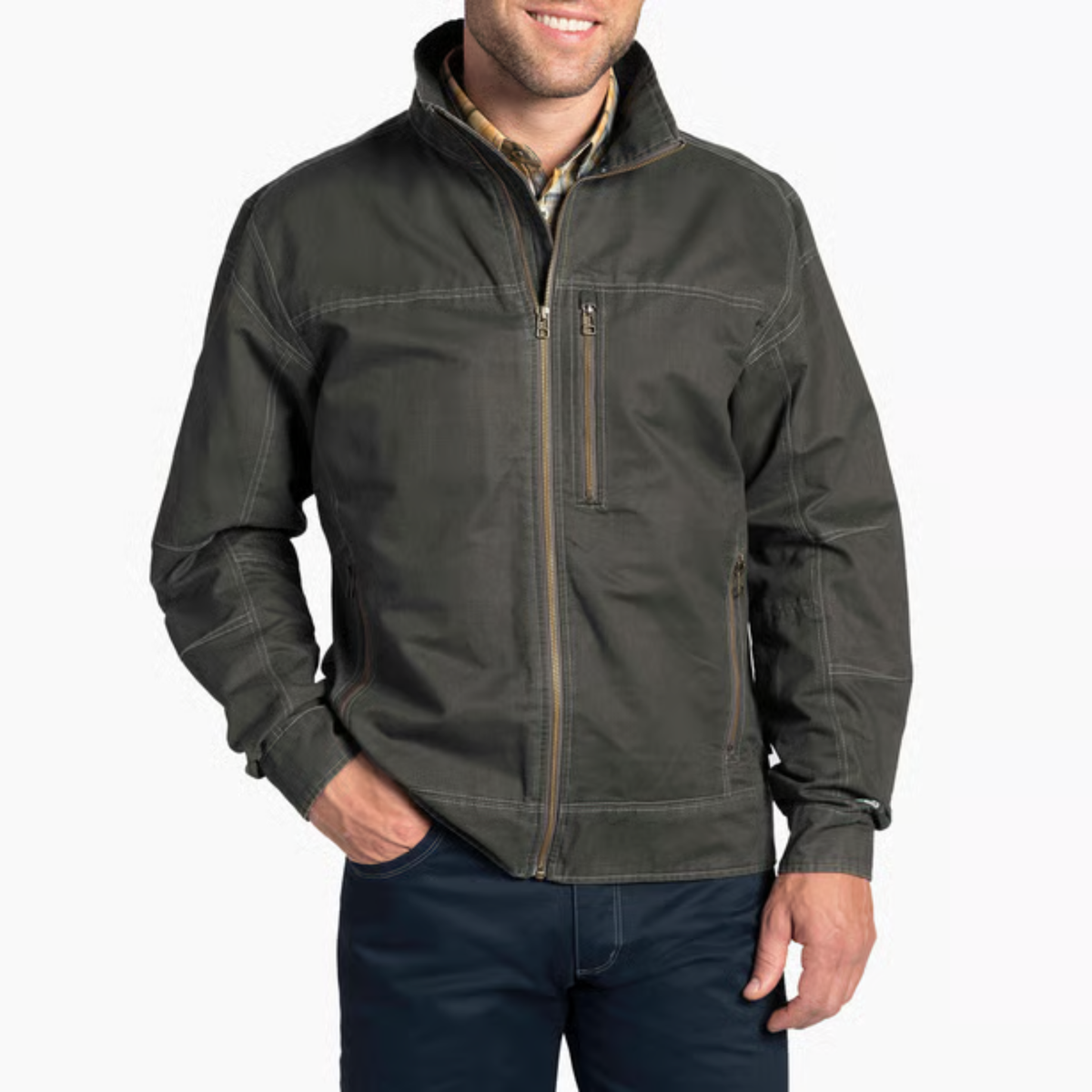 Kuhl Mens Burr Jacket-Gun Metal