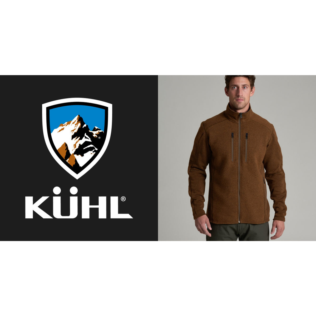 Kuhl Kuhl Mens Interceptr FZ - Dark Roast