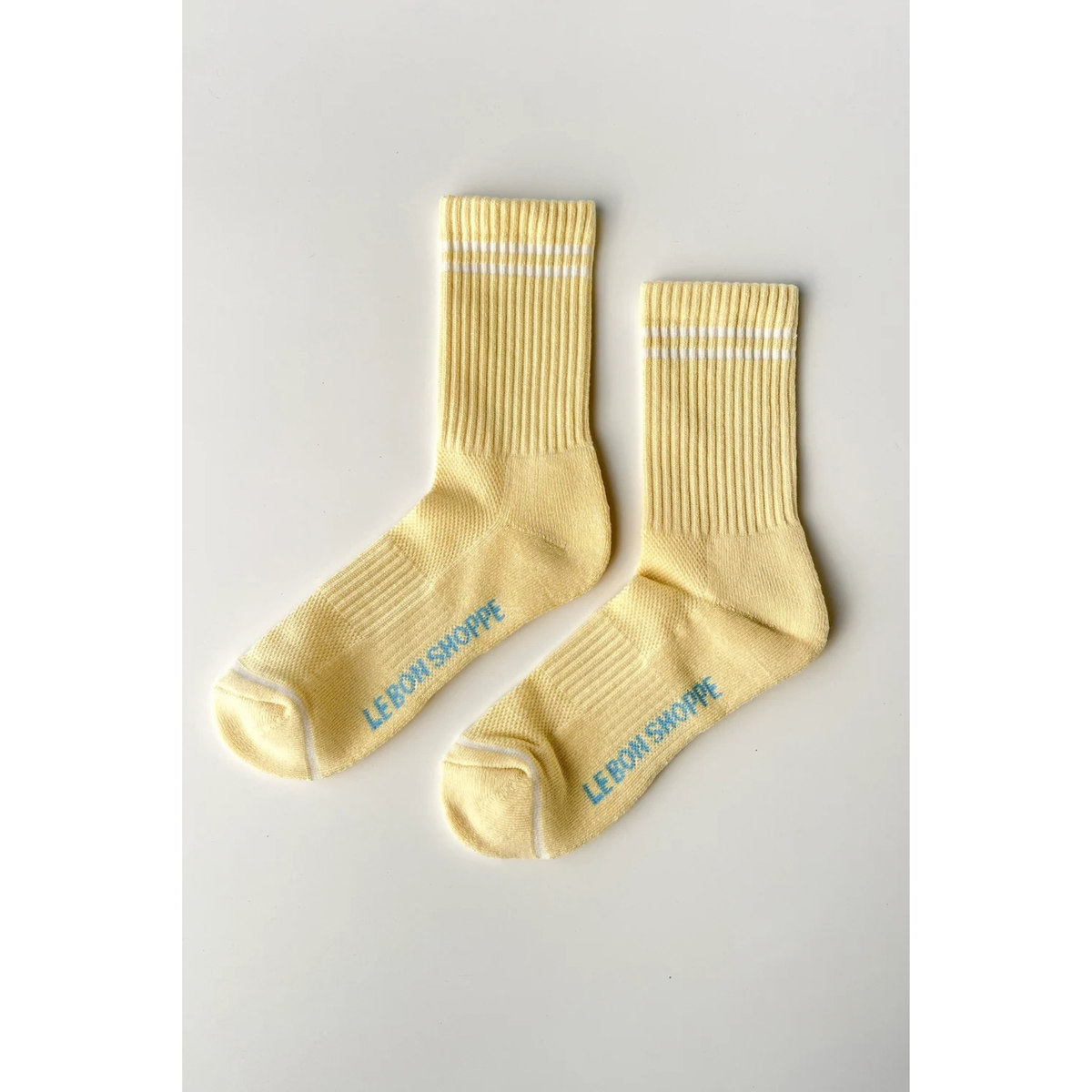 LE BON Boyfriend Socks-Lemonade