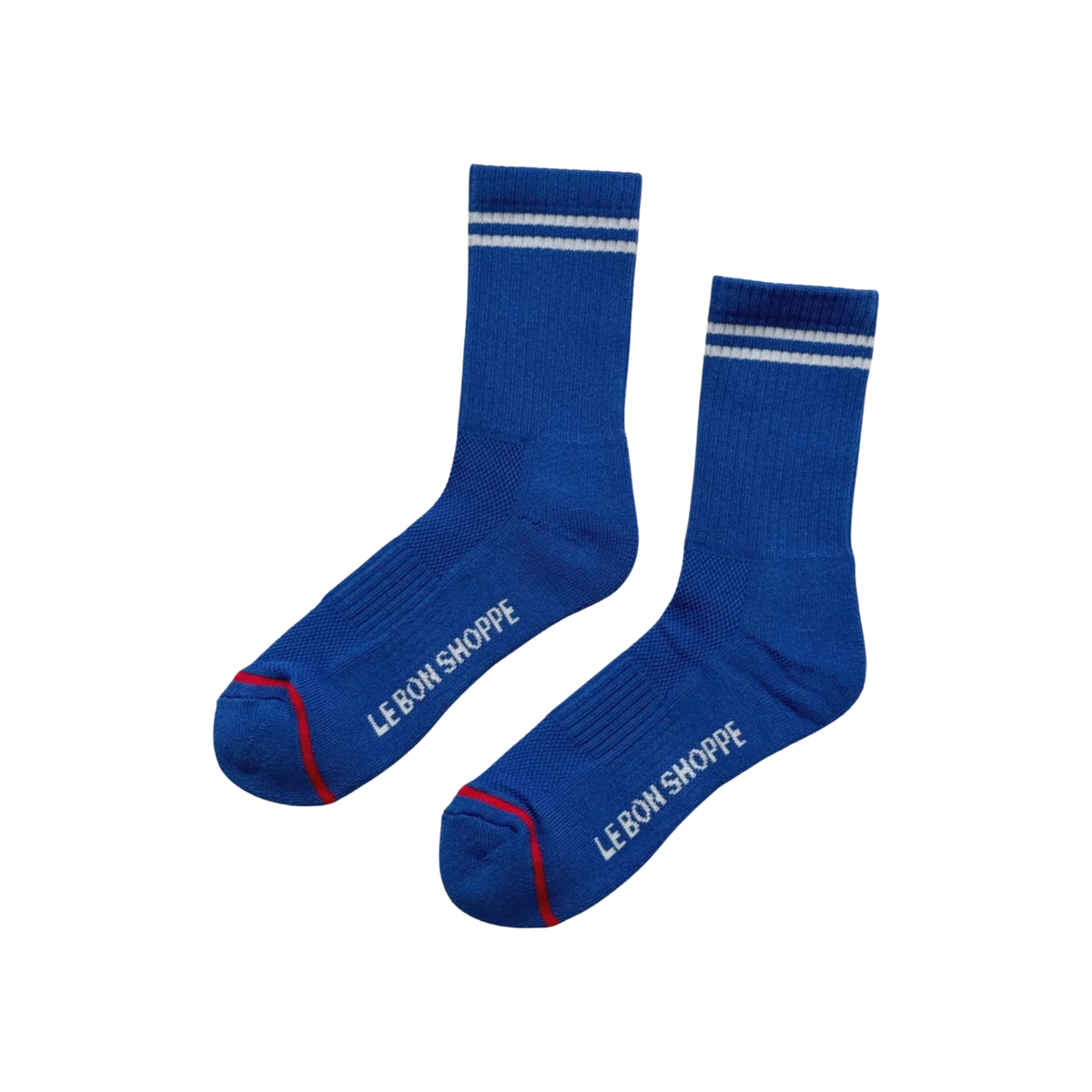 LE BON Boyfriend Socks-Cobalt