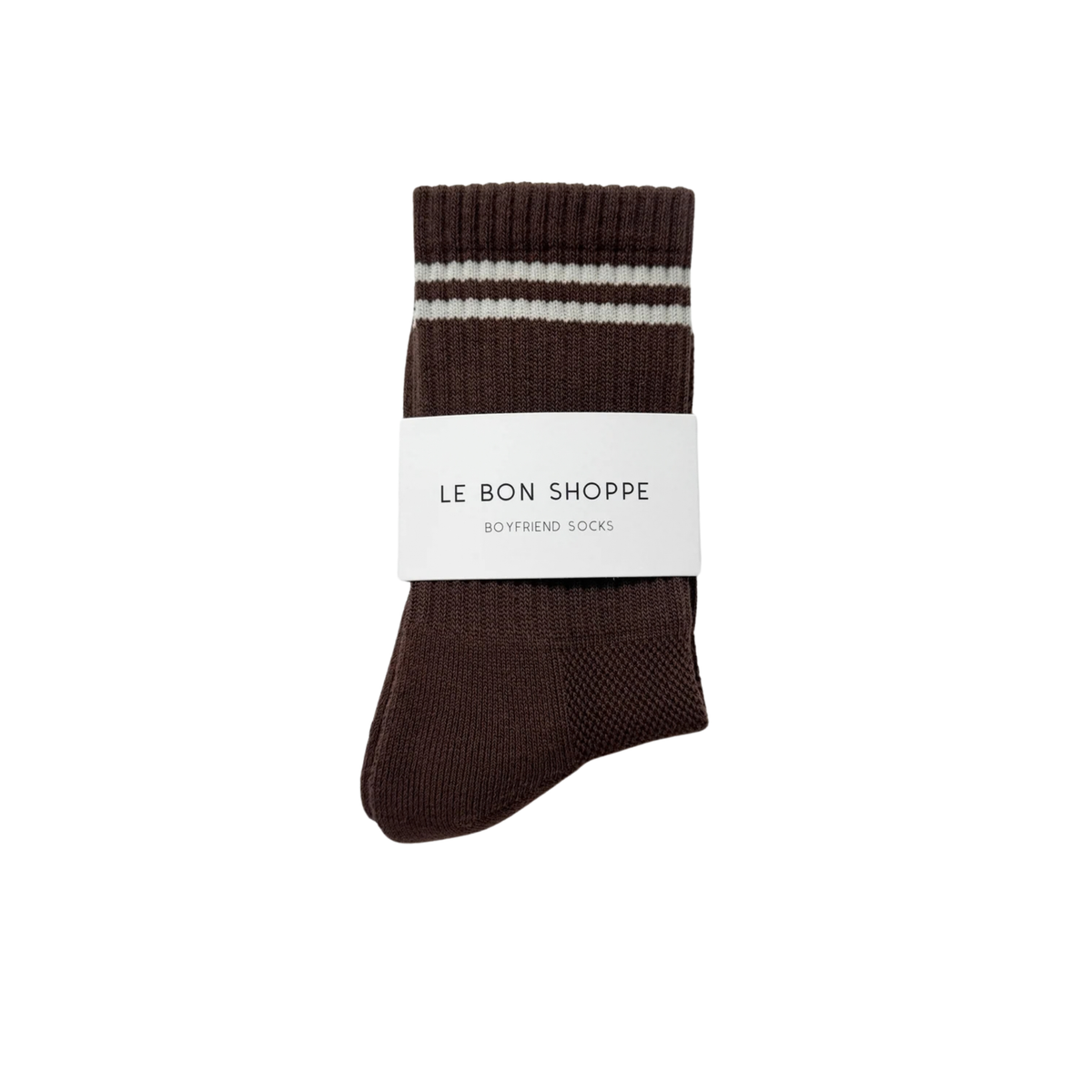 LE BON Boyfriend Socks-Wood