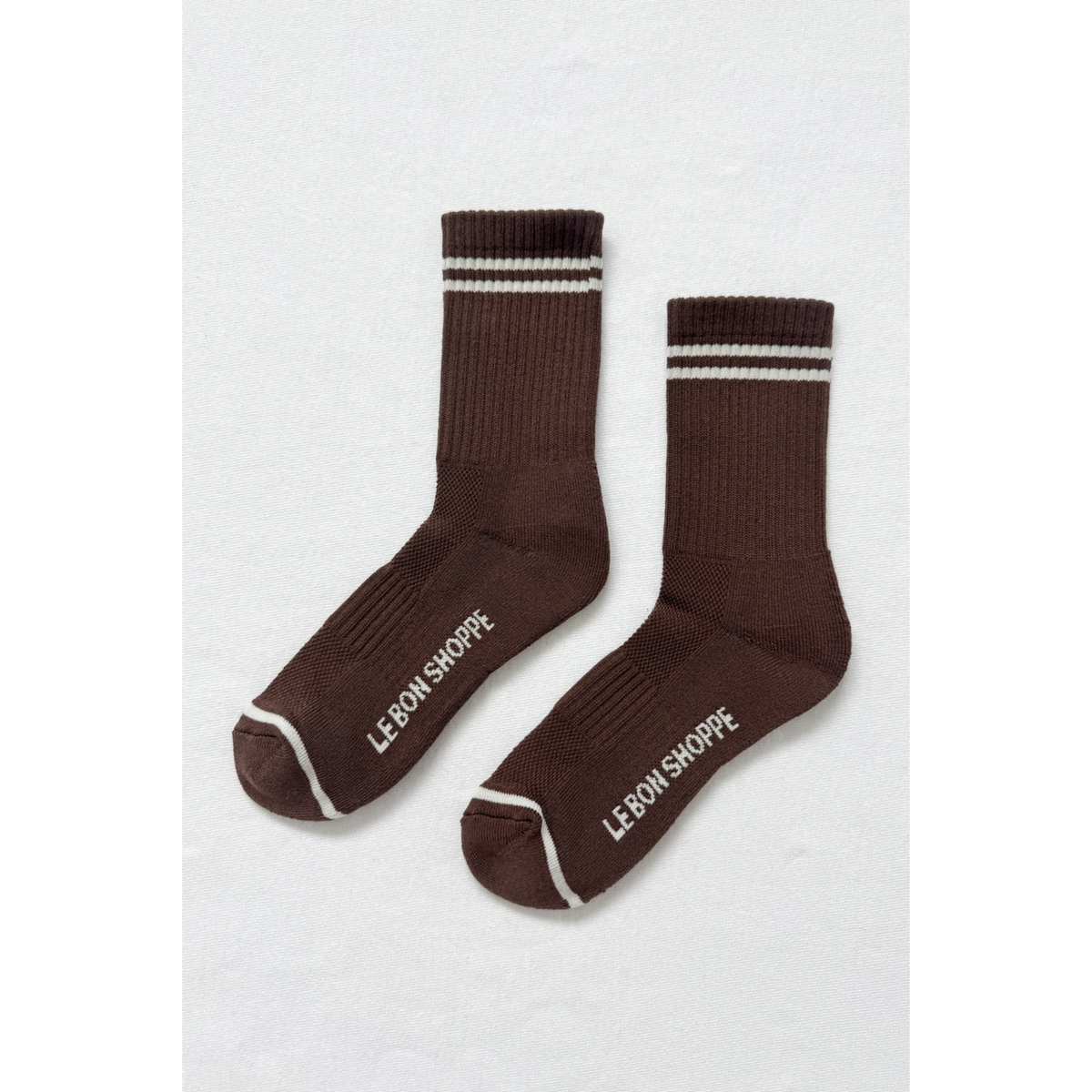 LE BON Boyfriend Socks-Wood
