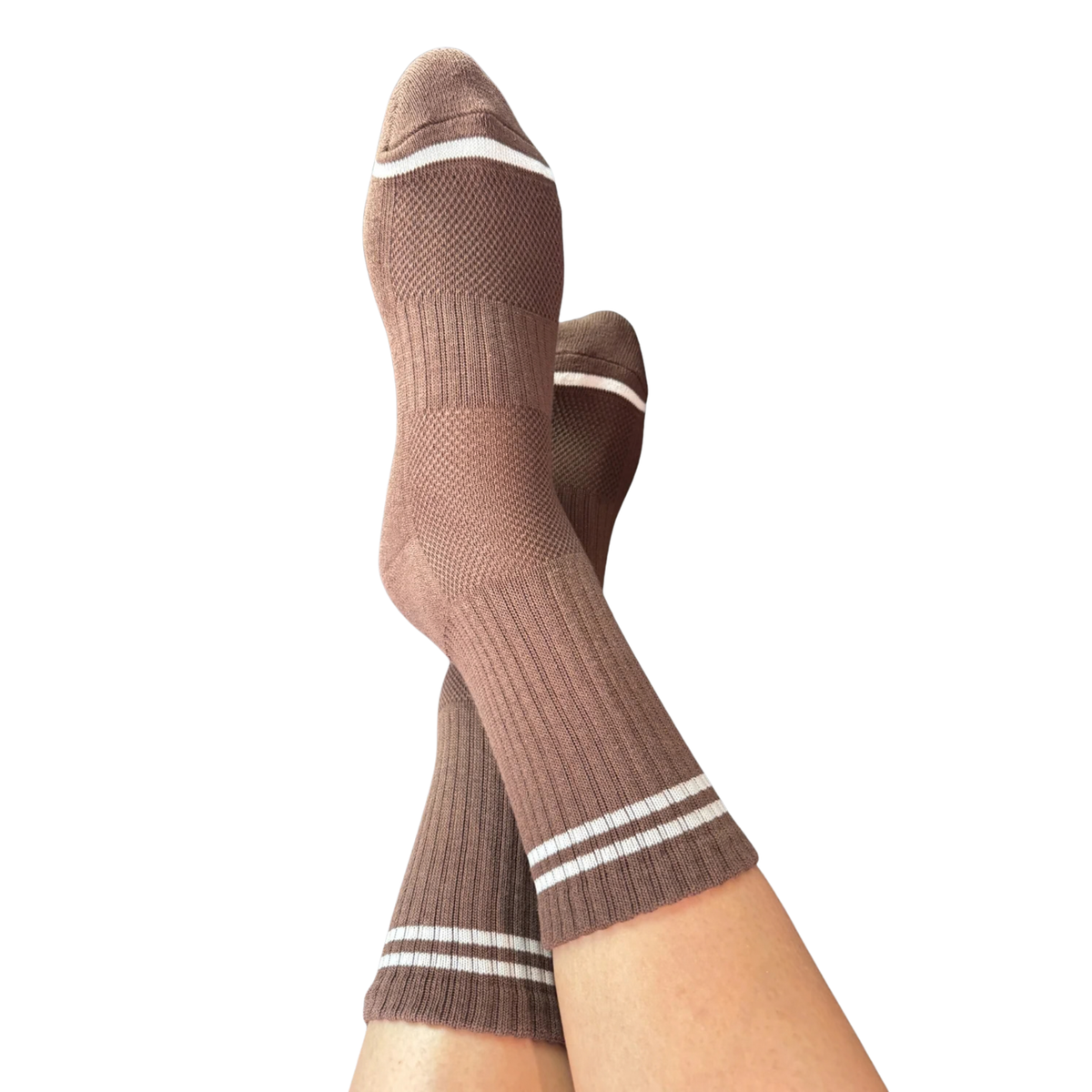 LE BON Boyfriend Socks-Wood