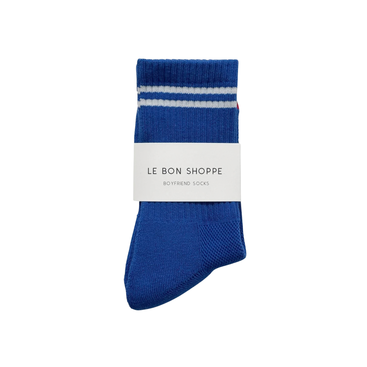 LE BON Boyfriend Socks-Cobalt