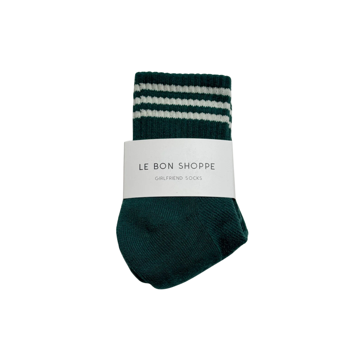 LE BON Girlfriend Socks-Hunter Green