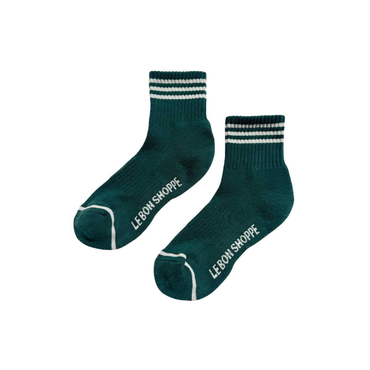 LE BON Girlfriend Socks-Hunter Green