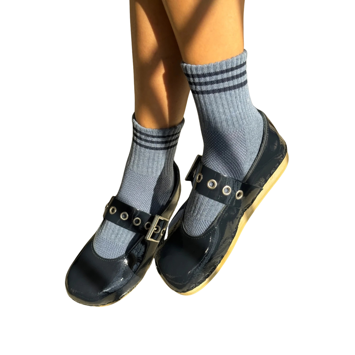 LE BON Girlfriend Socks-Indigo