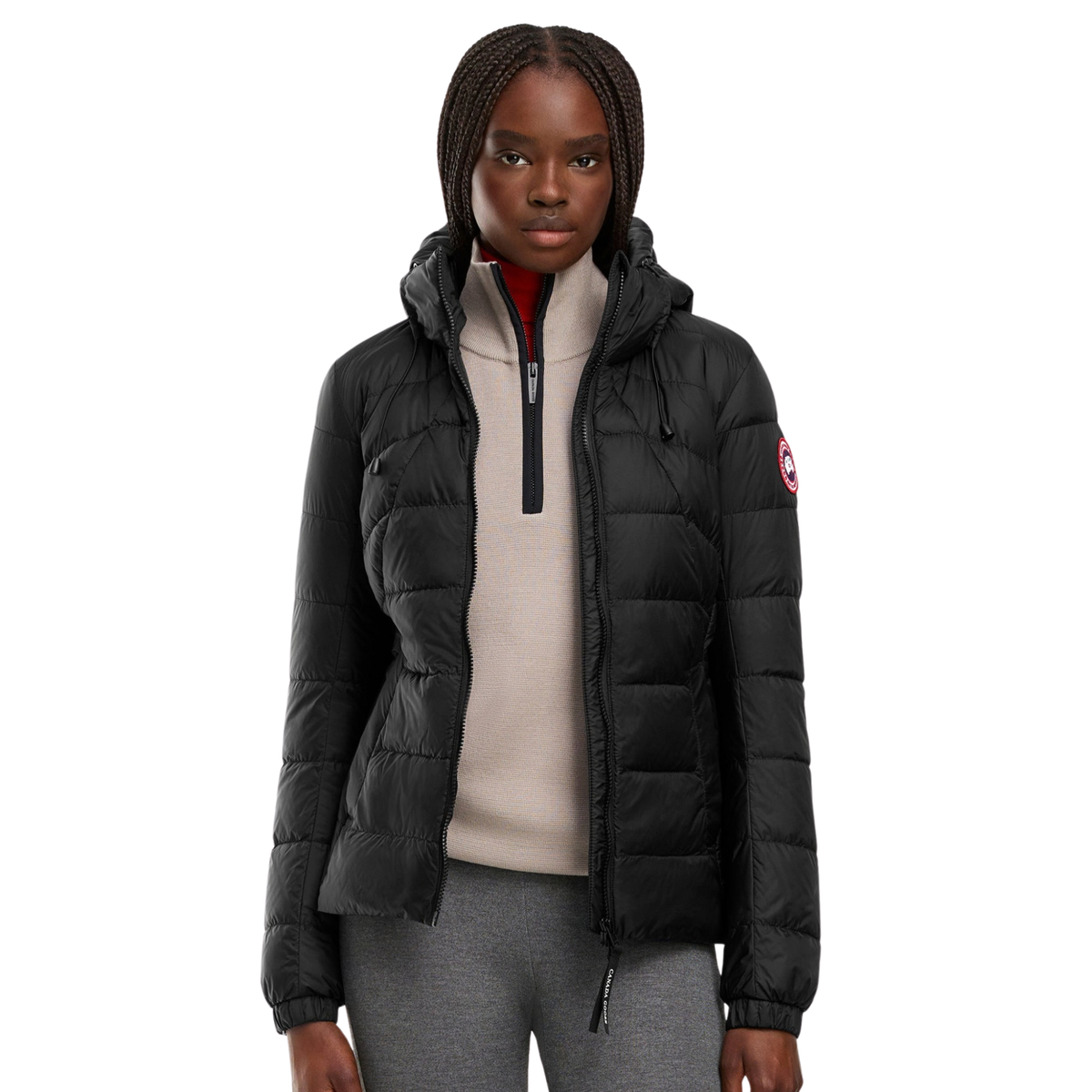 Canada Goose Ladies Abbott Hoody-9061_Black - Noir