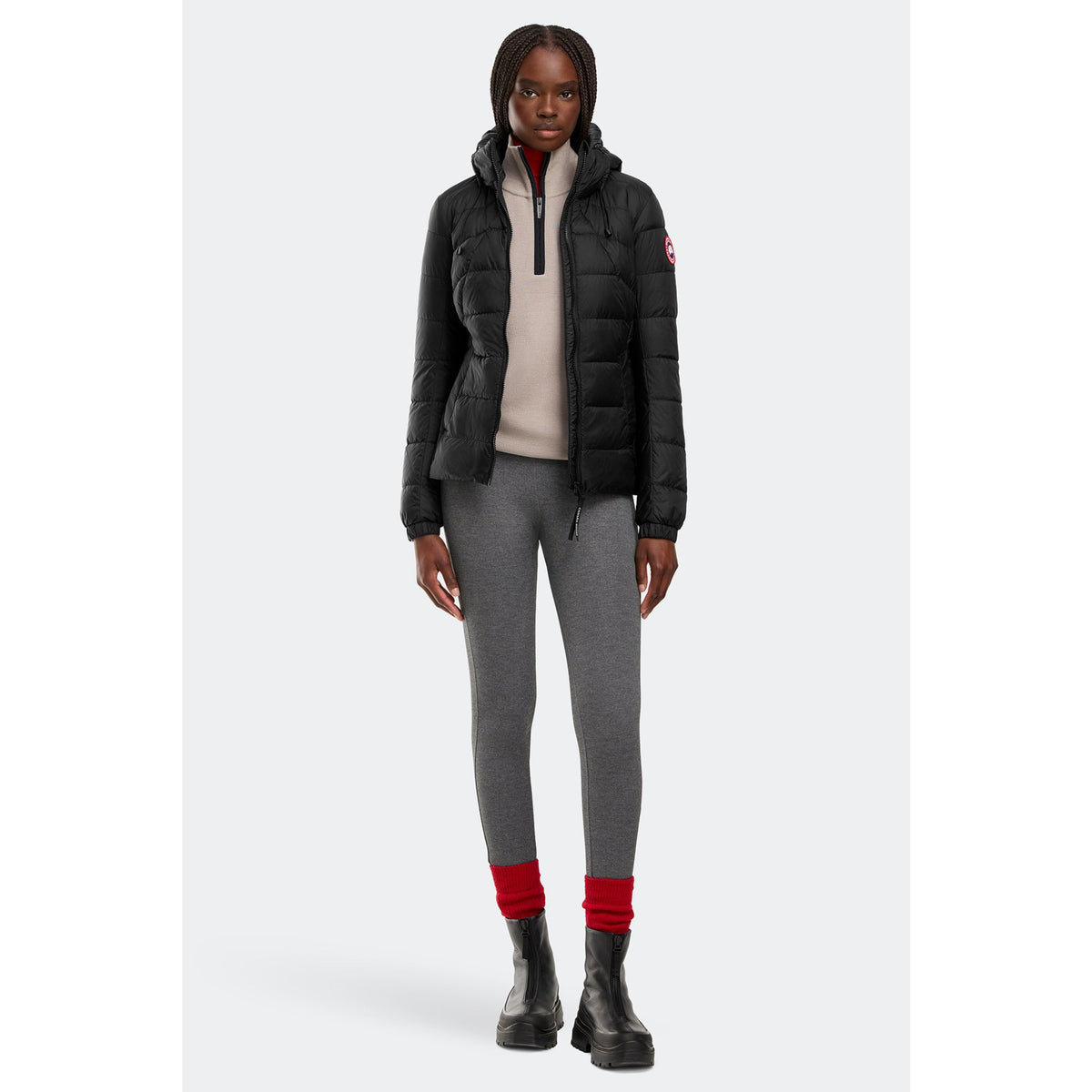 Canada Goose Ladies Abbott Hoody-9061_Black - Noir