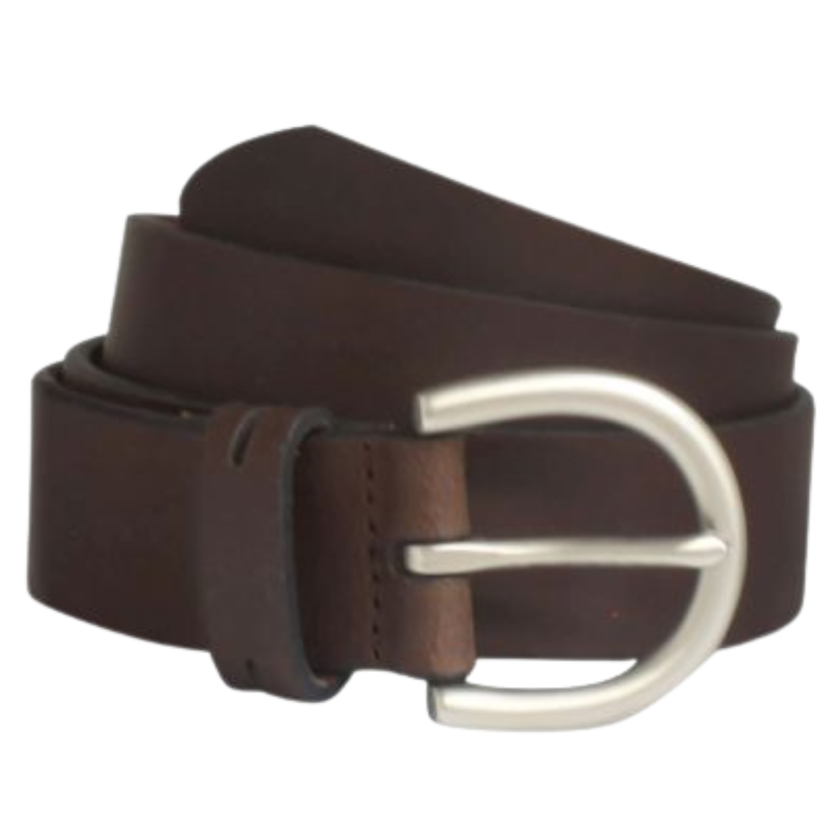 Bison Designs Ladies Brown Leather Belt-Brown 