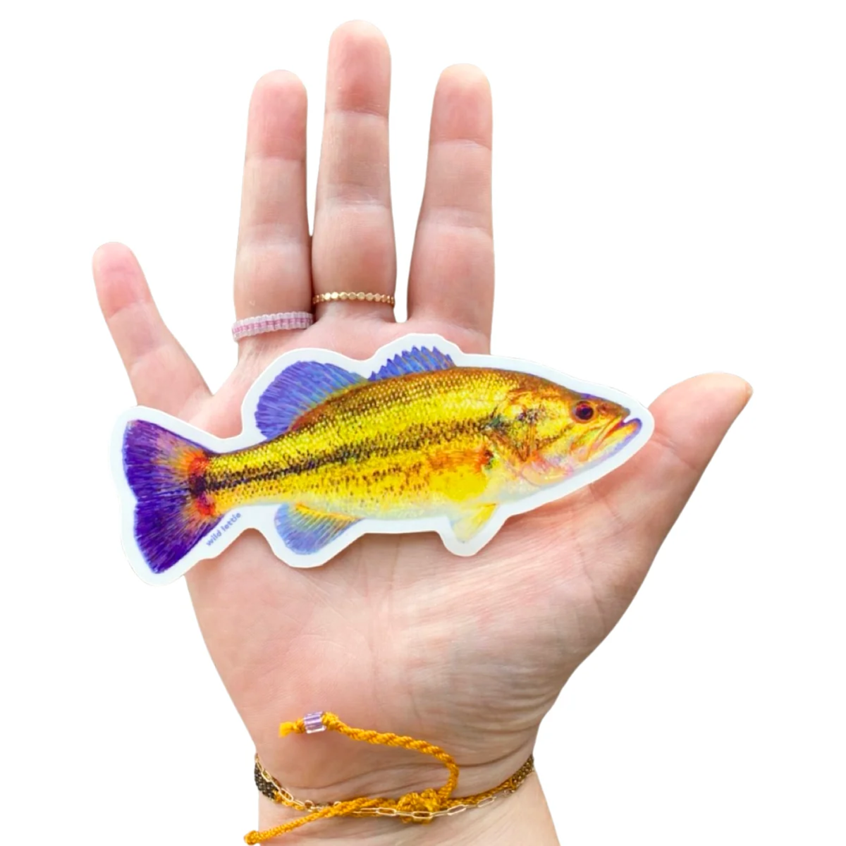 Wild Lettie Large Mouth Sticker